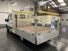 2023 Ford Transit Double Cab Dropside Van — rear three-quarter view