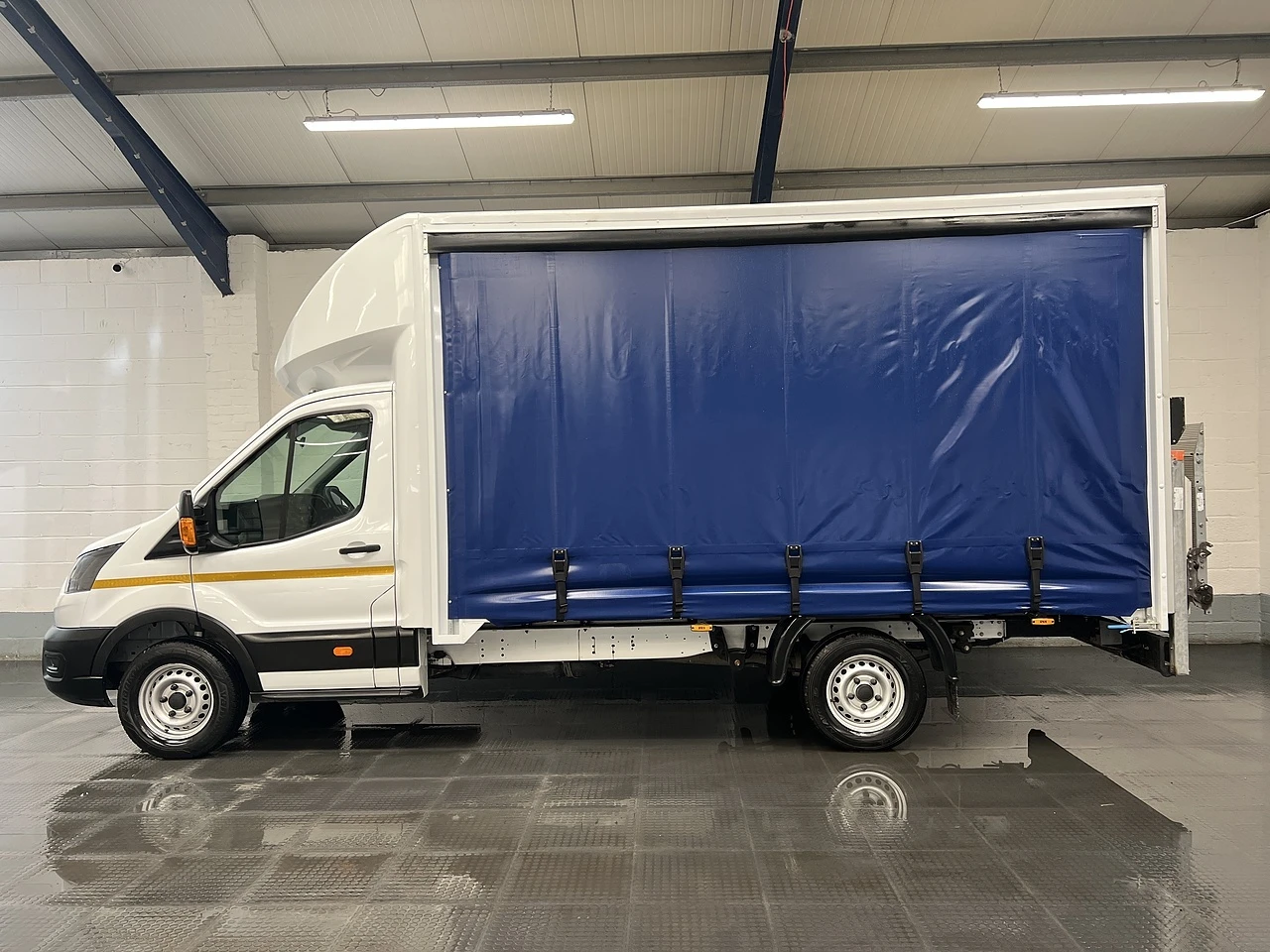 2023 Ford Transit CurtainSider Van — side view