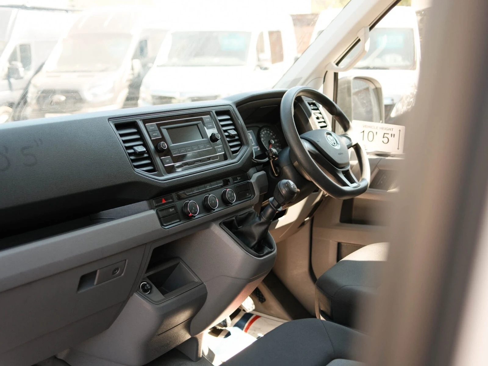 2023 Volkswagen Crafter CurtainSider Van — cab interior