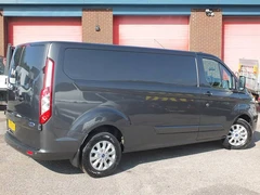 2023 Ford Transit Custom Panel Van — rear three-quarter view