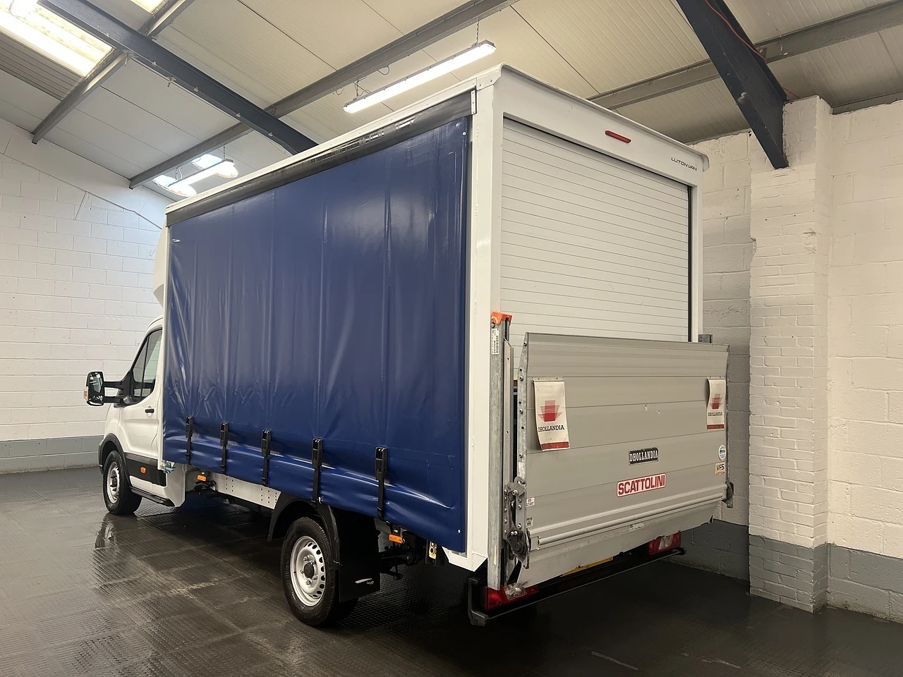 2024 Ford Transit CurtainSider Van — rear three-quarter view