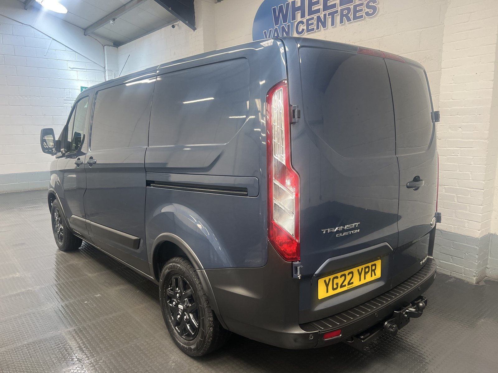 2022 Ford Transit Custom Panel Van — rear three-quarter view