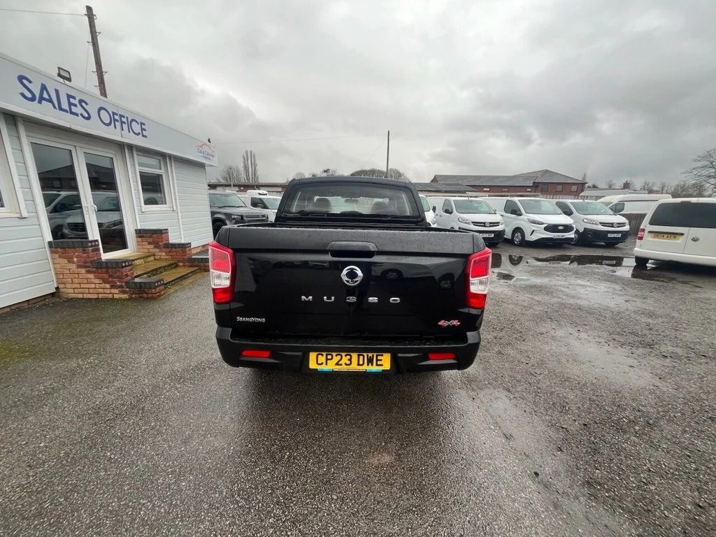 2023 Ssangyong Musso Double Cab PickUp Van — rear view