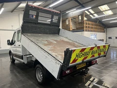 2023 Ford Transit Double Cab Tipper Van — rear three-quarter view