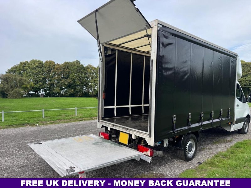 2022 Mercedes-Benz Sprinter CurtainSider Van — rear three-quarter view