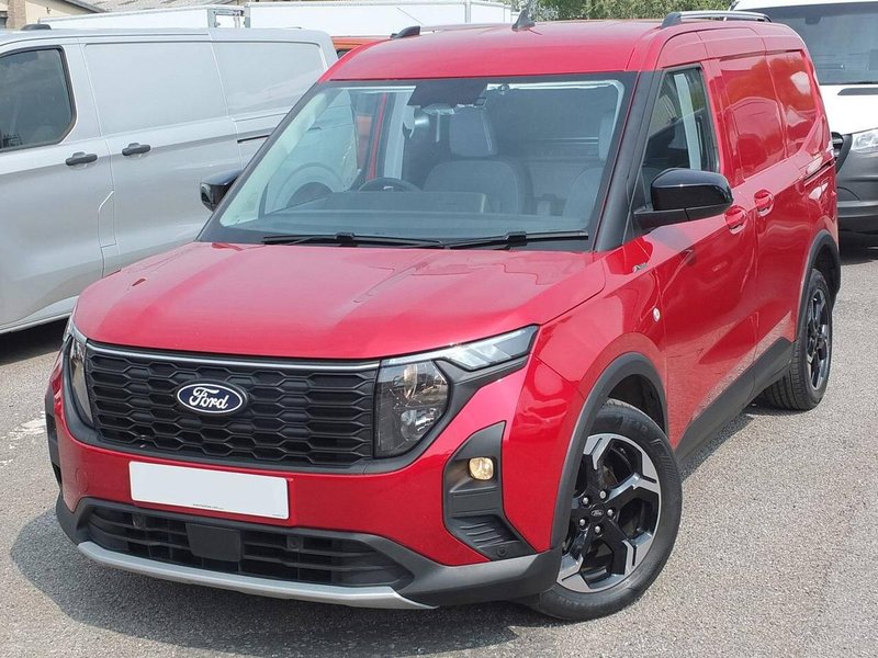 2025 Ford Transit Courier Panel Van — front three-quarter view