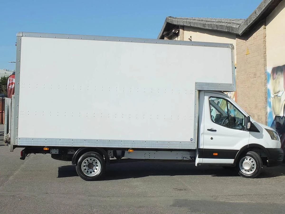 2022 Ford Transit Luton Box Van — side view
