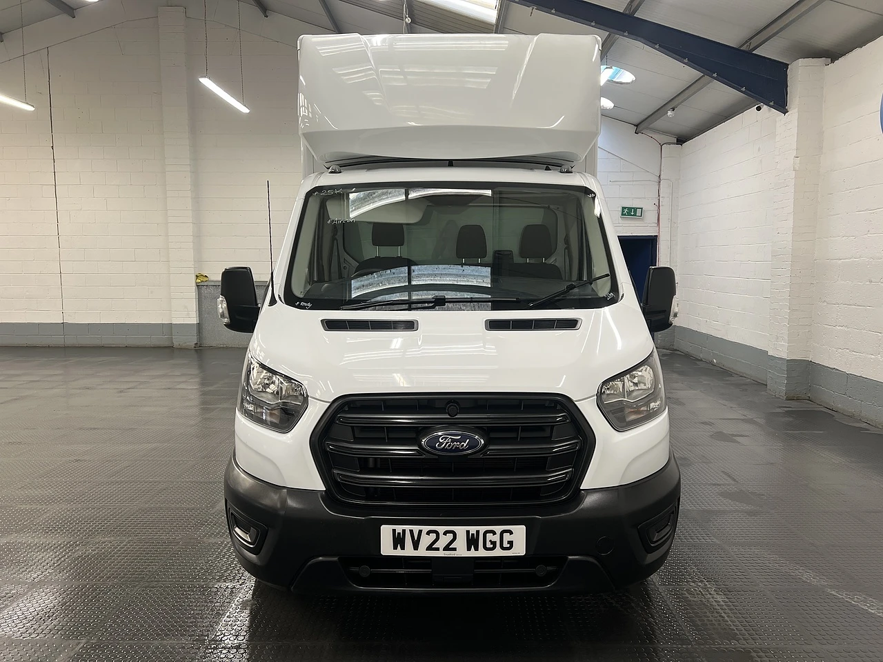 2022 Ford Transit Luton Box Van — front view