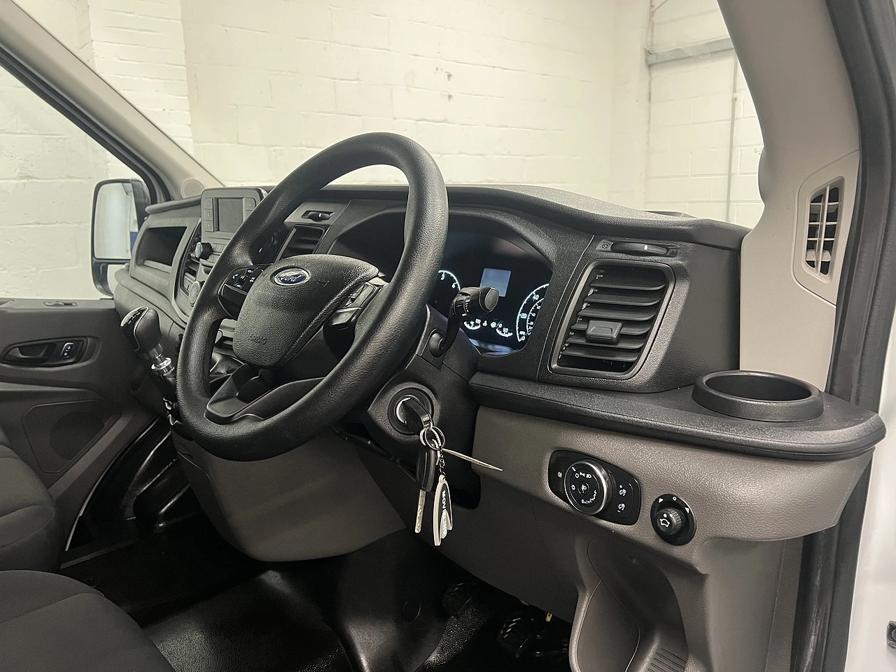 2022 Ford Transit Luton Box Van — cab interior