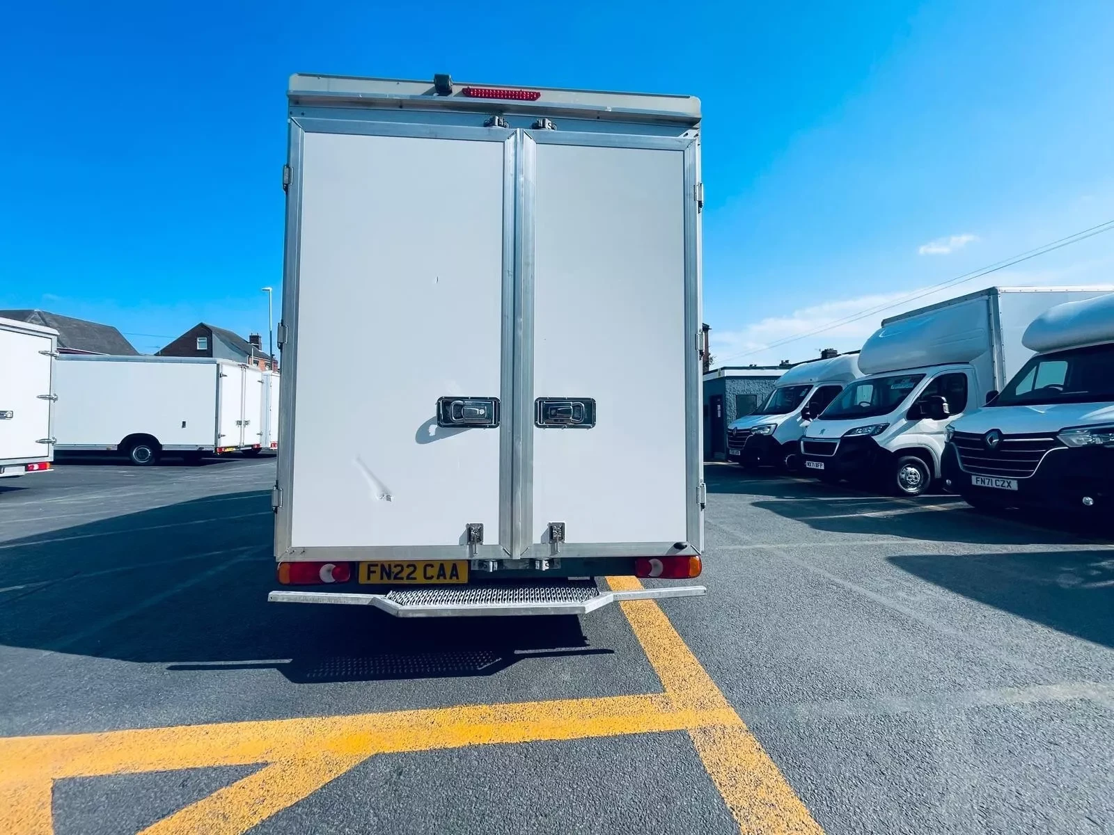 2022 Renault Master Luton Low Loader Van — rear view