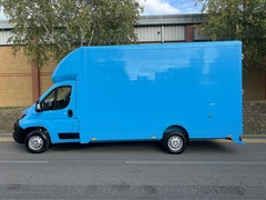 2023 Peugeot Boxer Luton Low Loader Van — side view