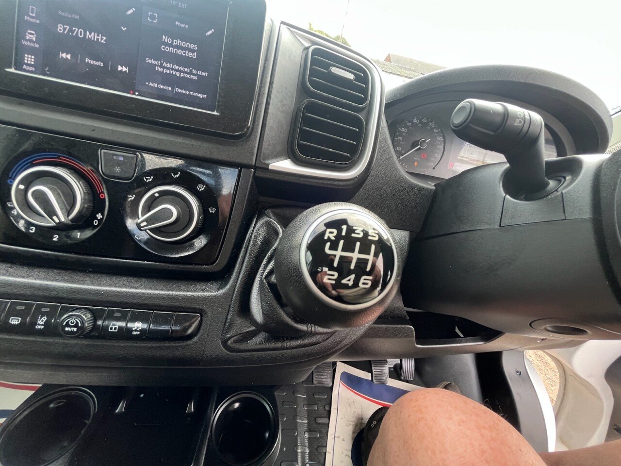 2023 Fiat Ducato Transporter Van — cab interior