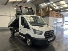 2021 Ford Transit Tipper Van — front three-quarter view