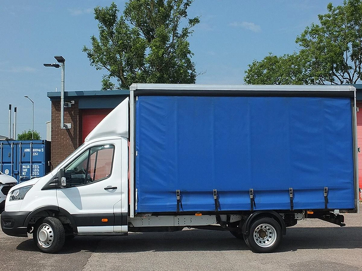 2022 Ford Transit CurtainSider Van — side view