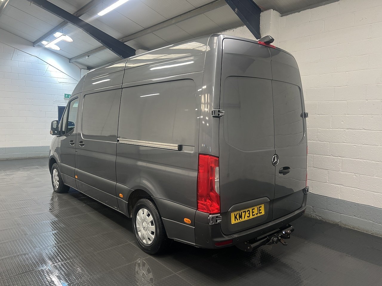 2023 Mercedes-Benz Sprinter High Roof Panel Van — rear three-quarter view