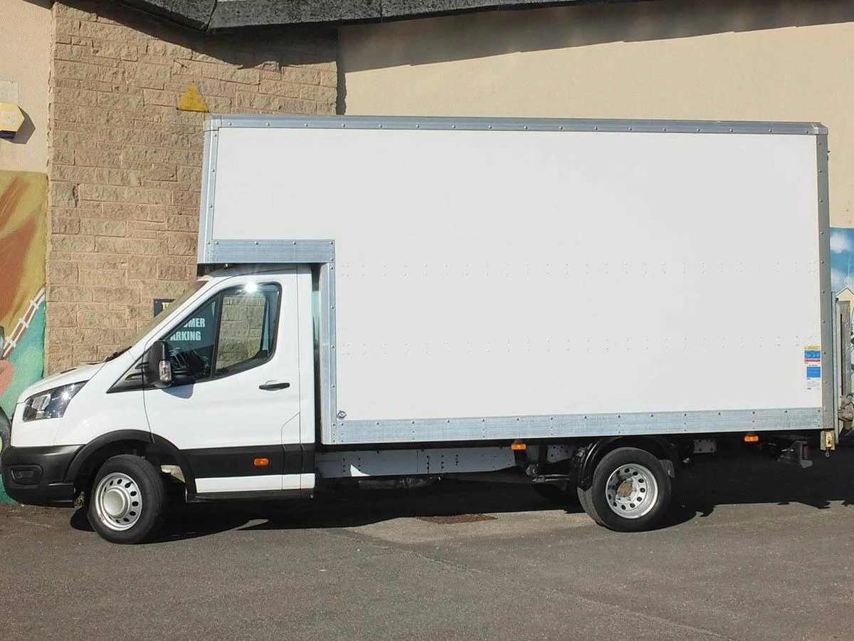 2022 Ford Transit Luton Box Van — side view