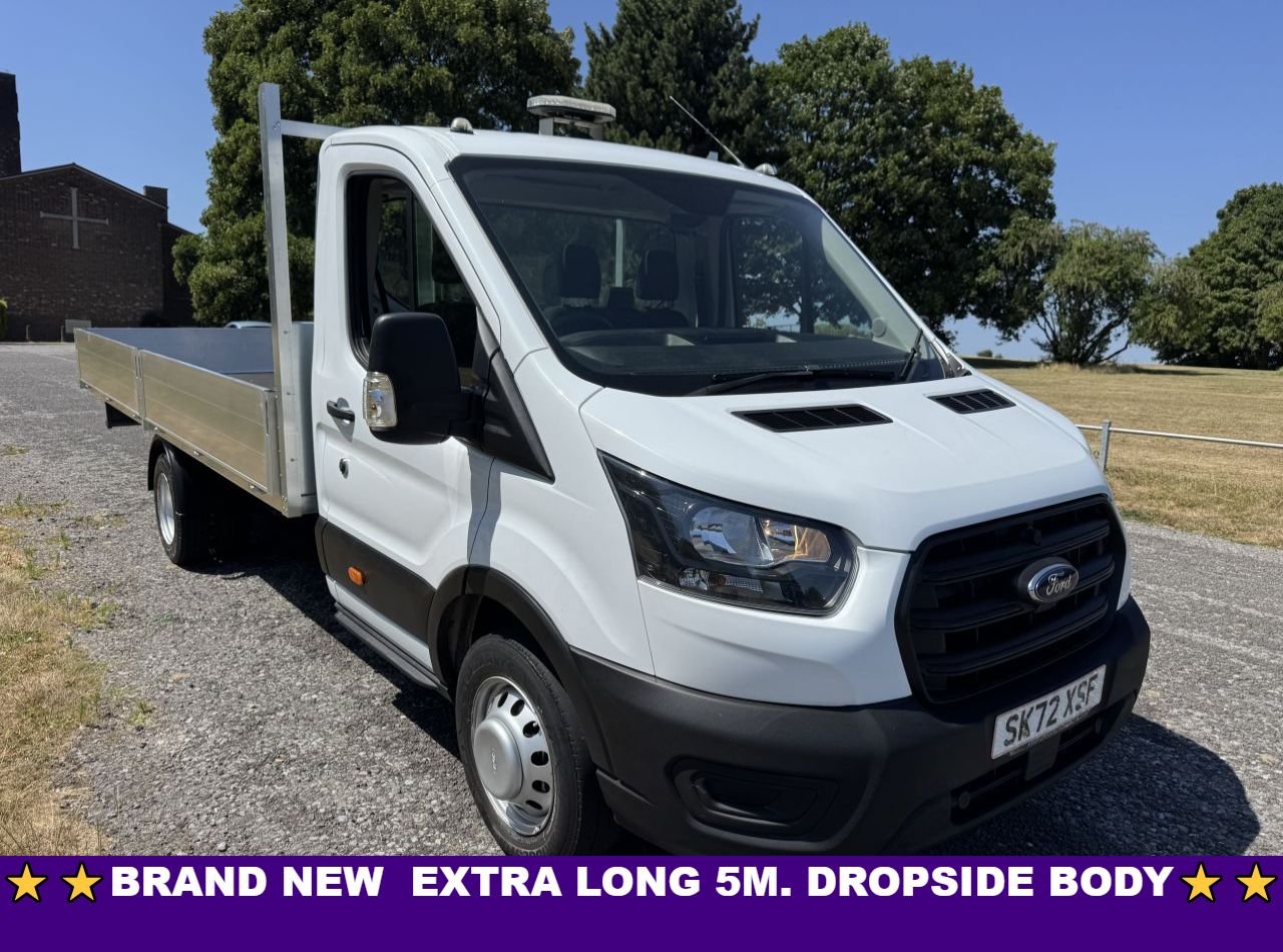 2022 Ford Transit Dropside Van — front three-quarter view