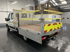 2023 Ford Transit Double Cab Dropside Van — rear three-quarter view