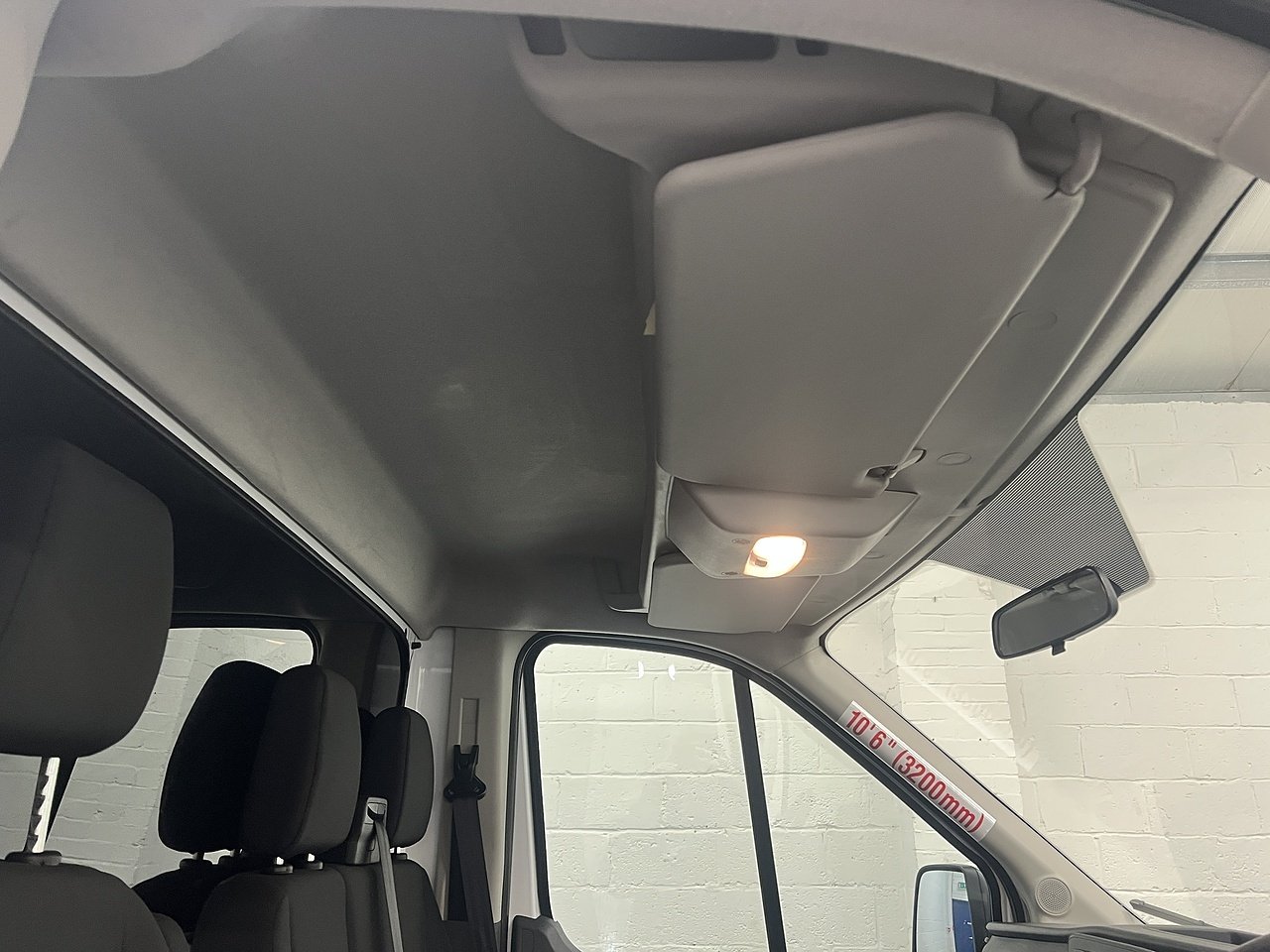 2022 Ford Transit Luton Box Van — cab interior
