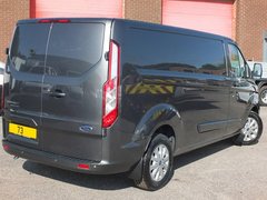 2023 Ford Transit Custom Panel Van — rear three-quarter view