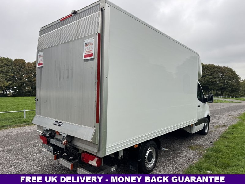 2022 Mercedes-Benz Sprinter Luton Box Van — rear three-quarter view