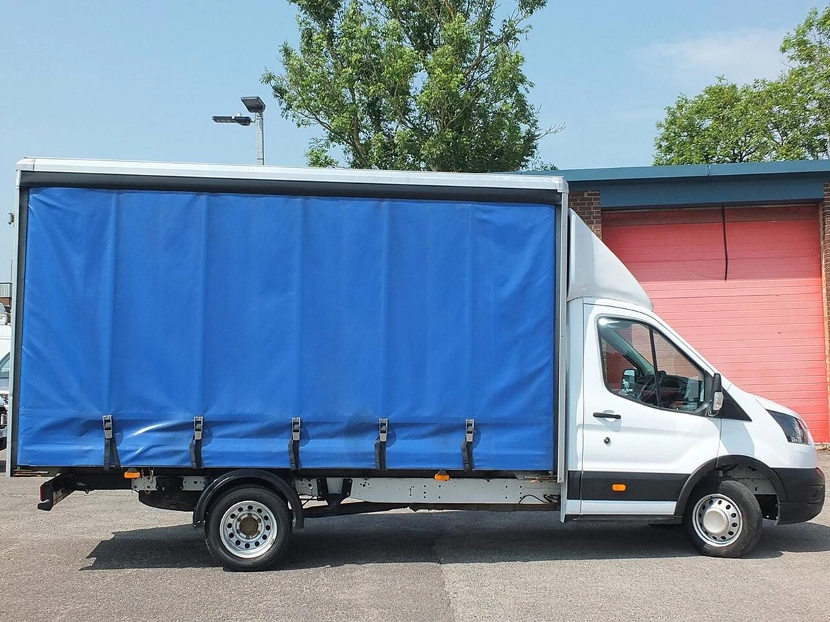 2022 Ford Transit CurtainSider Van — side view